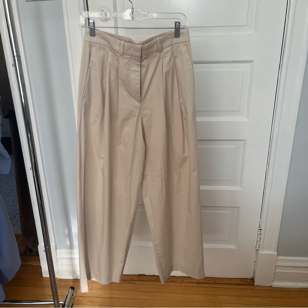 COS Pleated Barrel Leg Trousers